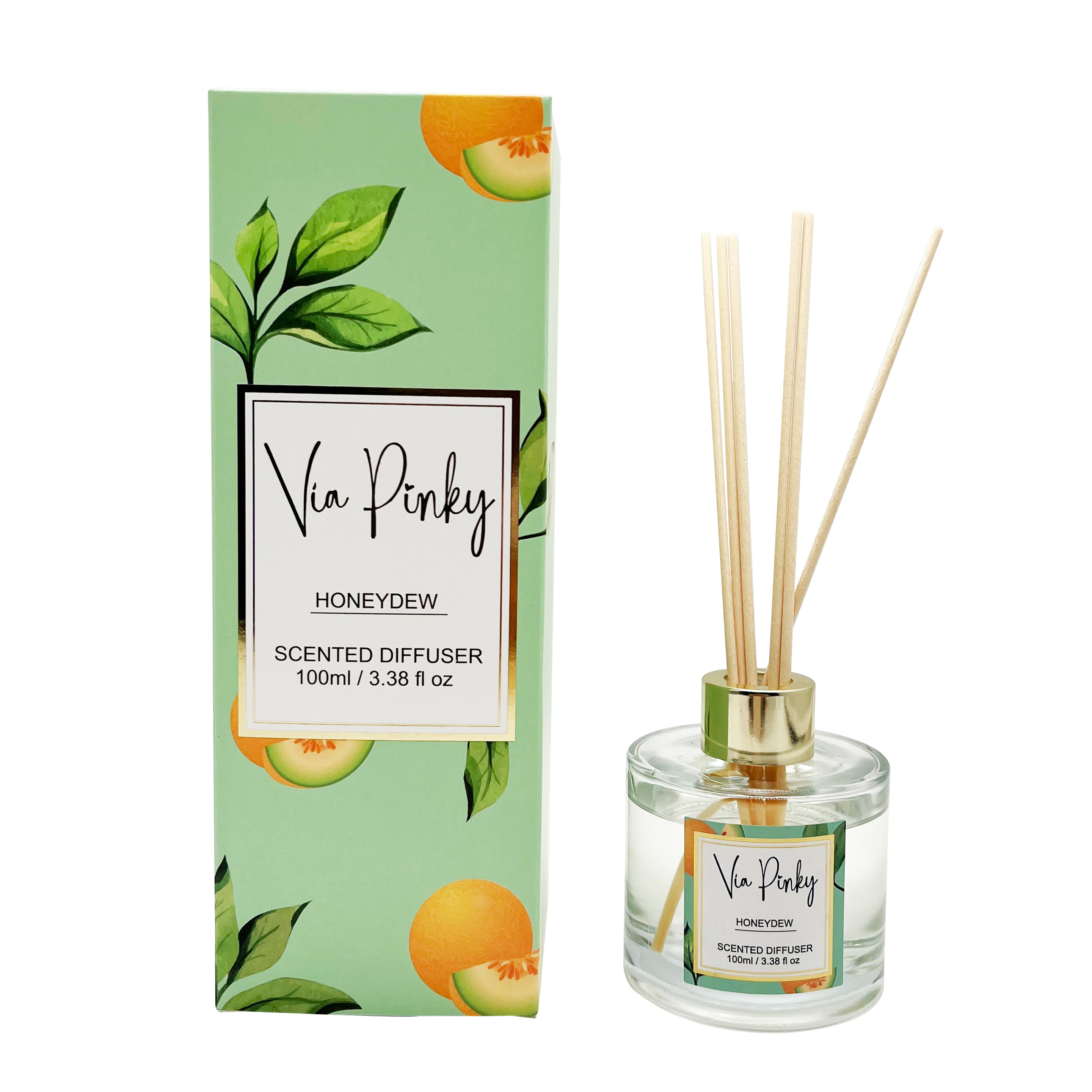 Best Packaging Box Air Freshener Essential Diffuser Scent Home Fragrance Floral Reed Diffuser With Rattan Stick