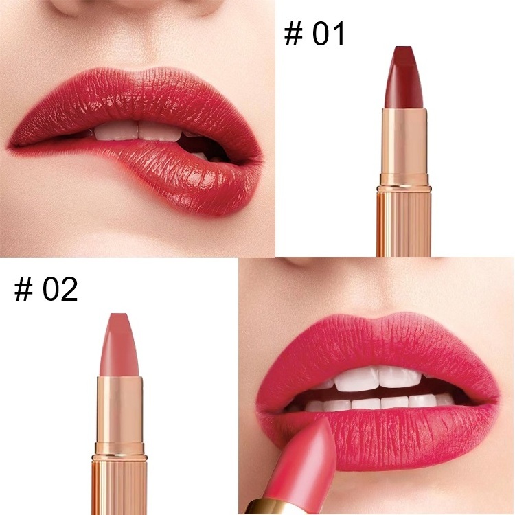 Chinese Private Label Organic Red Matte OEM Solid Lipstick