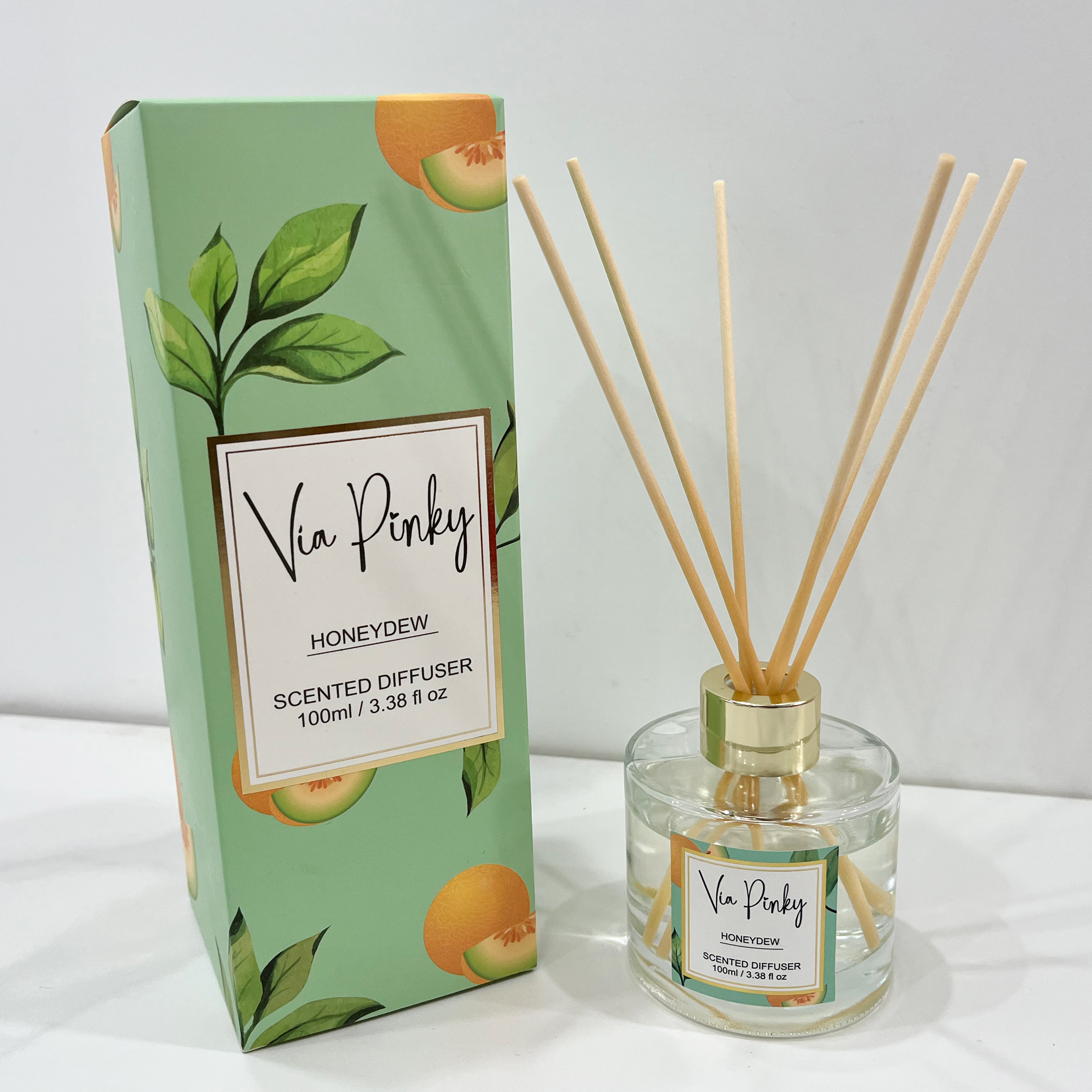 Best Packaging Box Air Freshener Essential Diffuser Scent Home Fragrance Floral Reed Diffuser With Rattan Stick