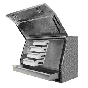 Aluminium Toolbox Ute Tool Box Drawers Storage Truck Canopy Trailer Locks