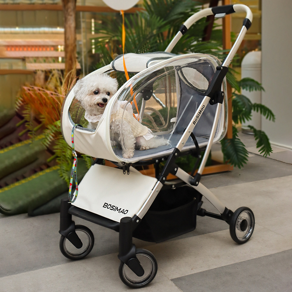 Detachable Hard Shell pet stroller Small Cat Dog Travel Carrier Popular Outdoor Travel Gear Pet Carriers