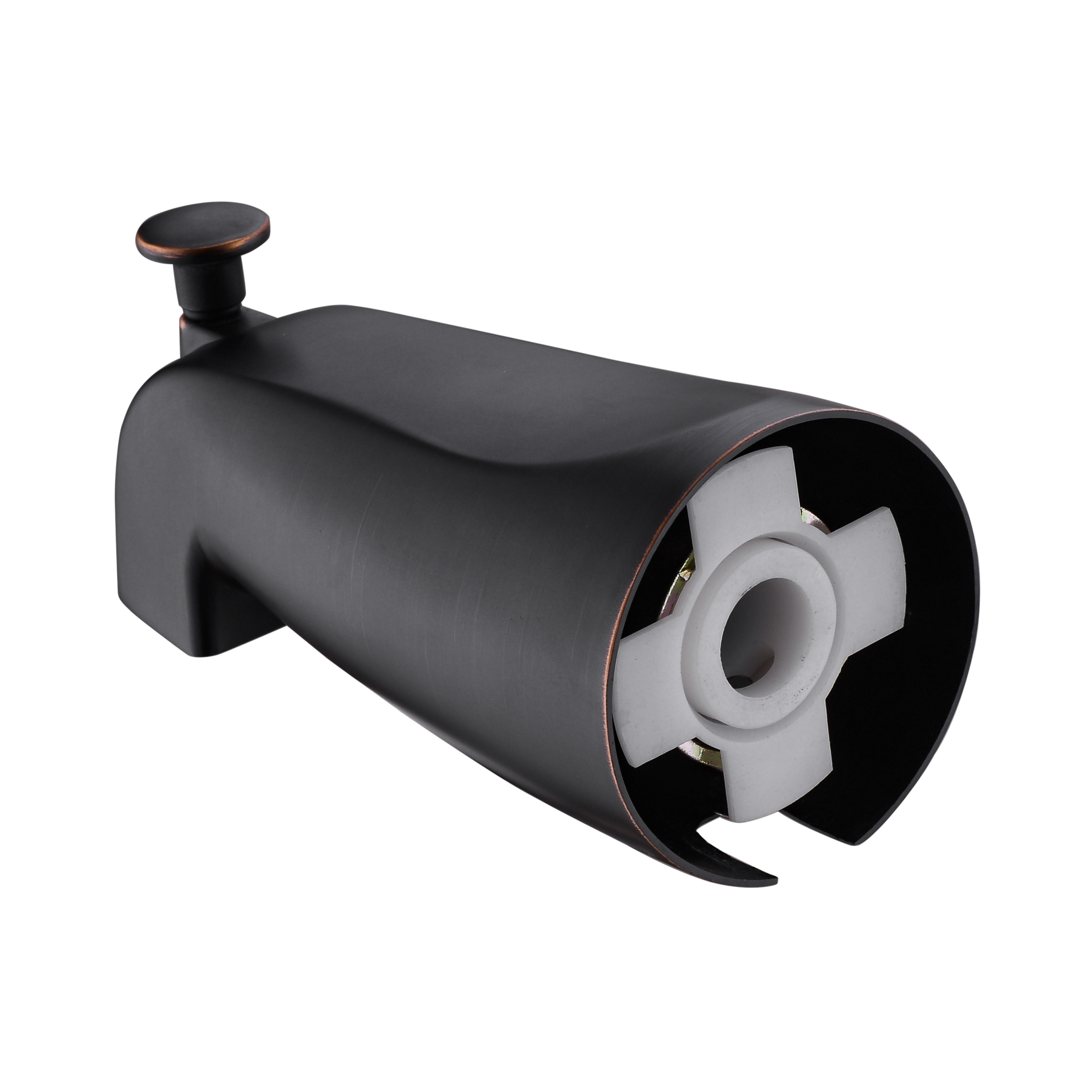 Bathroom Oil Rubbed Bronze Tub Spout with Diverter Durable Heavy Duty Metal Bathtub Faucet with Shower Diverter