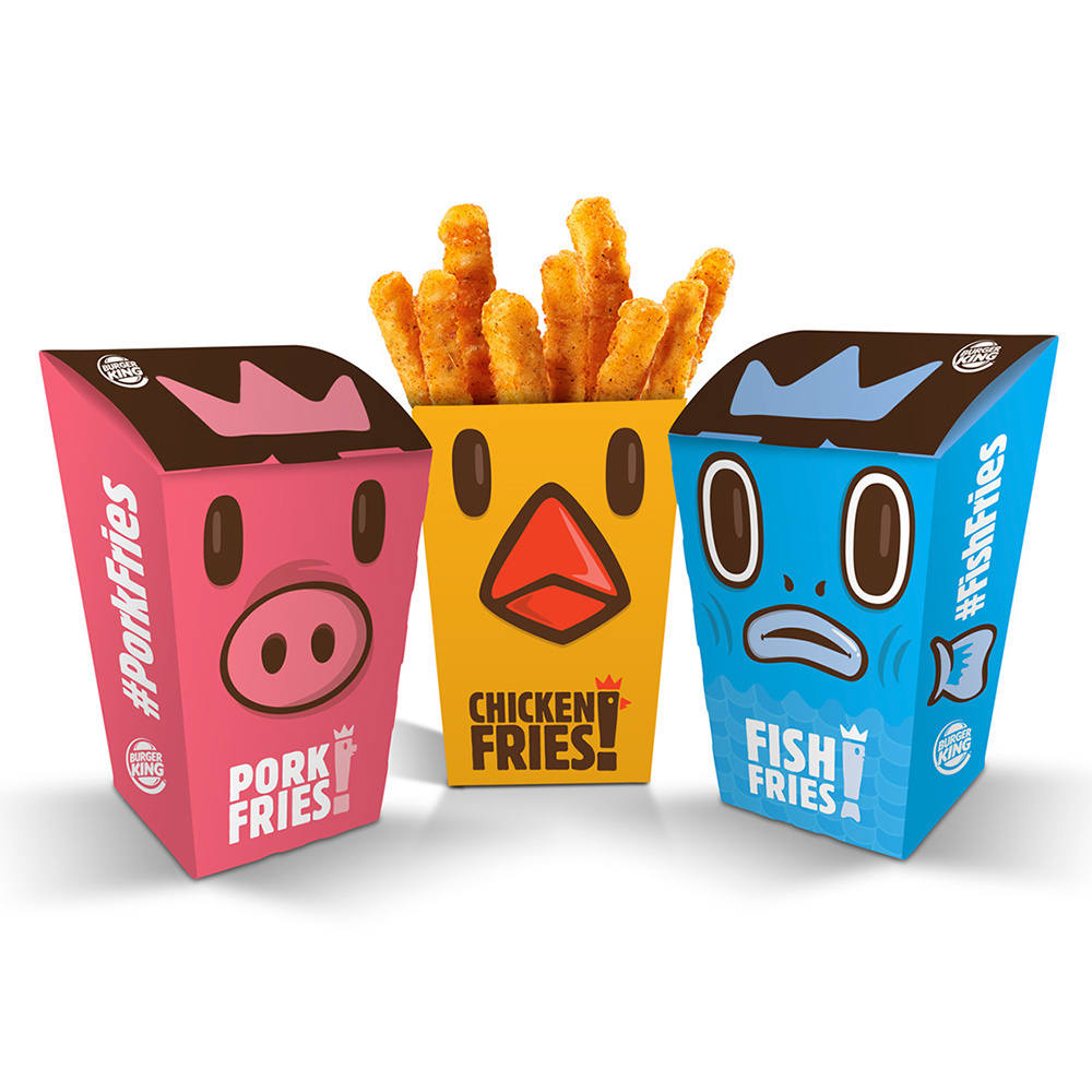 Fast Food French Fries Paper Box