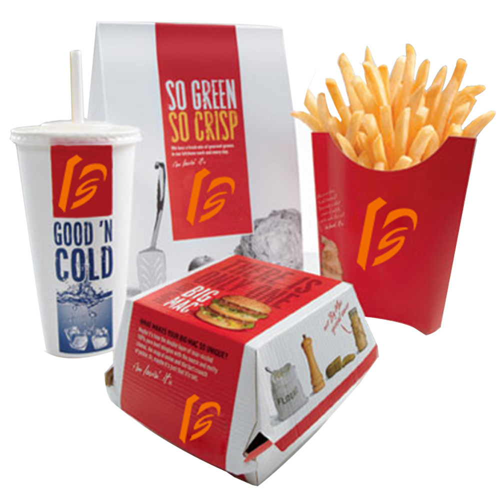 Fast Food French Fries Paper Box