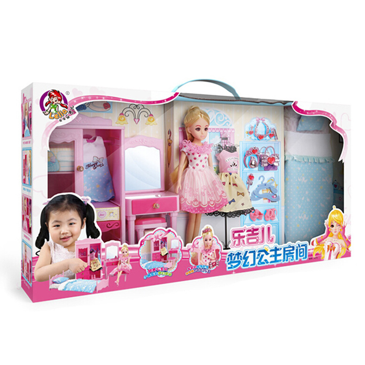 Factory Customize Baby Doll Toy Packaging Box With Clear Window