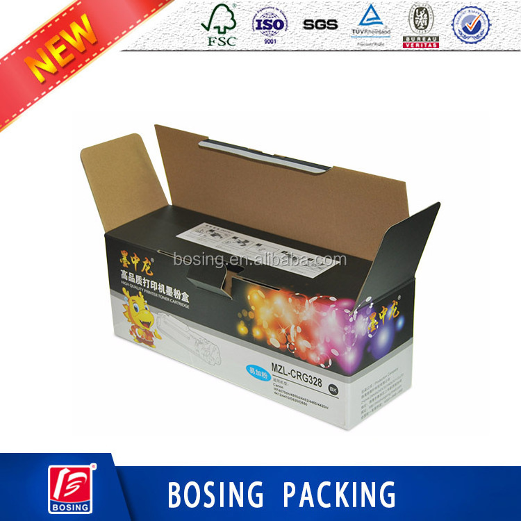 china factory manufacturer wholesale custom art paper packaging toner cartridge printing box