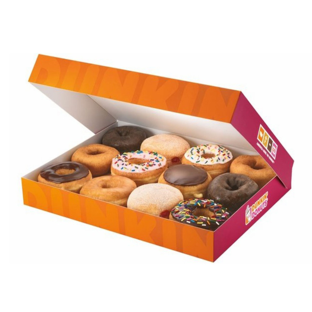 ECO Friendly Custom printed Donut Dessert Puff Packaging Box Bakery Sushi Cake mochi Paper Packaging box With Window