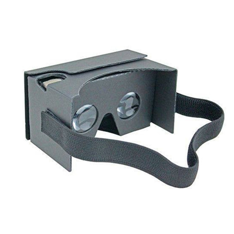 Cardboard Diy Virtual Reality 3d Glasses White Cardboard Vr Glasses Printed Cardboard Lens Box