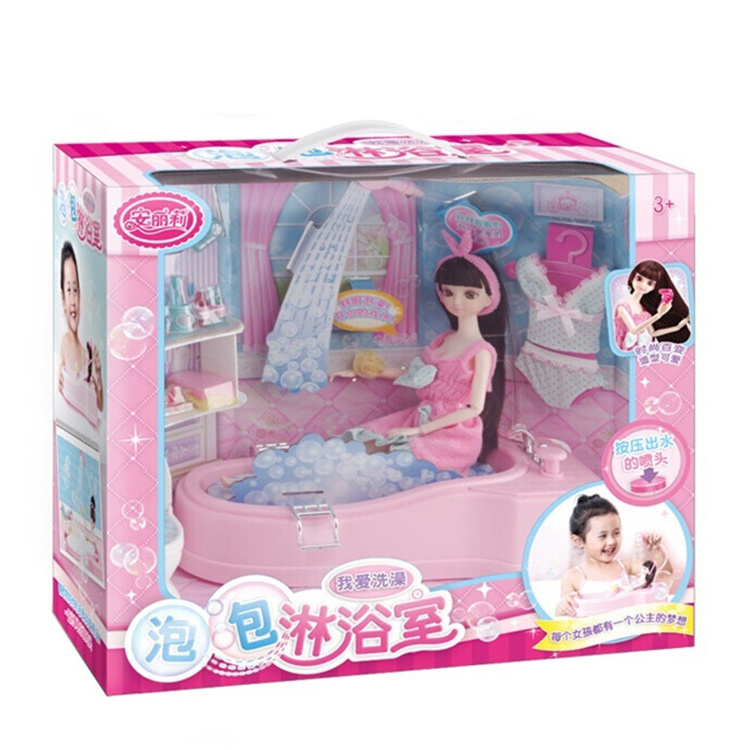 Factory Customize Baby Doll Toy Packaging Box With Clear Window