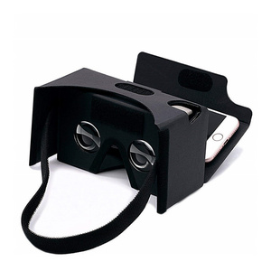 Cardboard Diy Virtual Reality 3d Glasses White Cardboard Vr Glasses Printed Cardboard Lens Box