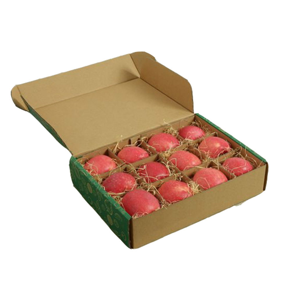 Custom Apple Orange Tangerine Fruit Mango Packing Corrugated Carton Box