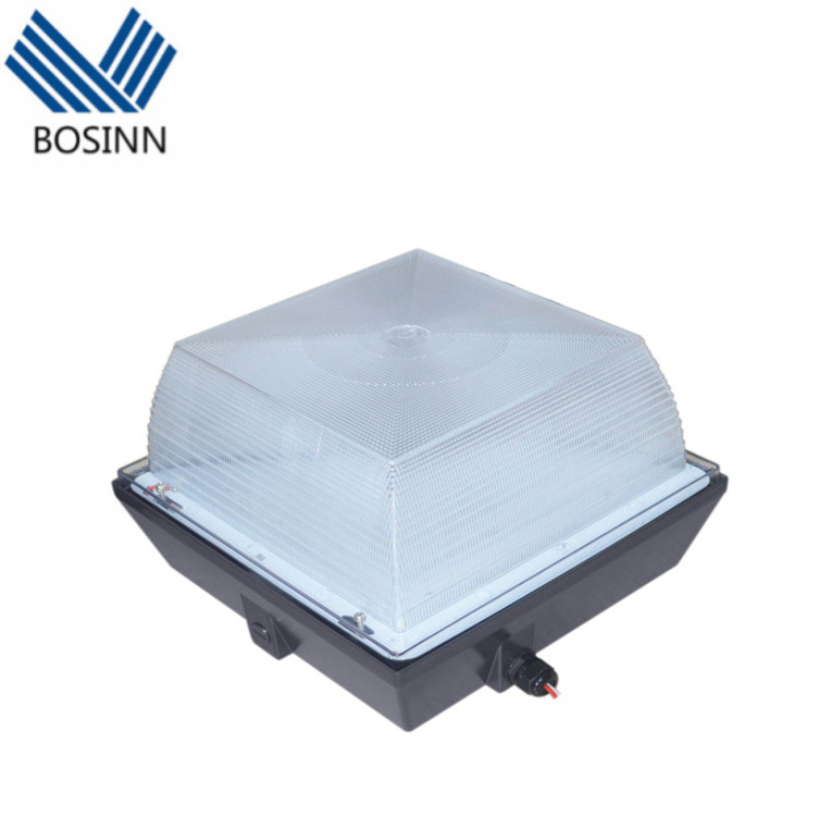 LED Canopy Light Housing Square Type Metro Station Tunnel Dampproof High-quality Aluminum PC Cover Non-glare Canopy Lamp