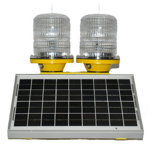 Solar Aviation Obstacle Lights Low-intensity Warning Lamp Not Exceed 45 Meters Height Steady Burning Flash Lighting