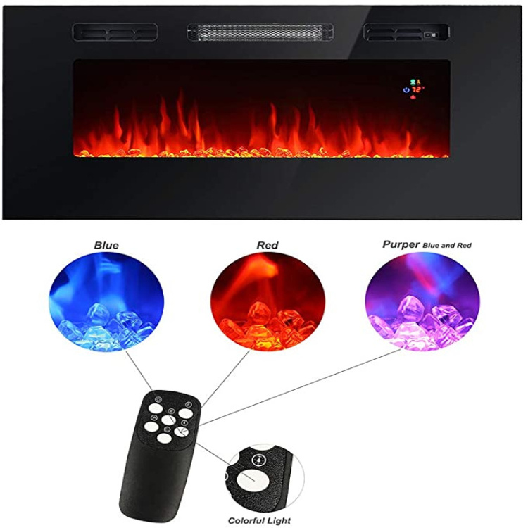 Fireplace Simulation Flame Embedded Wall Electric Fireplace Decoration Hall Salon Mantel Core Dynamic Flame Humidifier