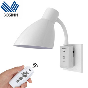 Plug in Wall Lamp Socket E26/E27 LED Bulb Holder Adapter Smart Flexible Light Socket Plug Night Light Converter