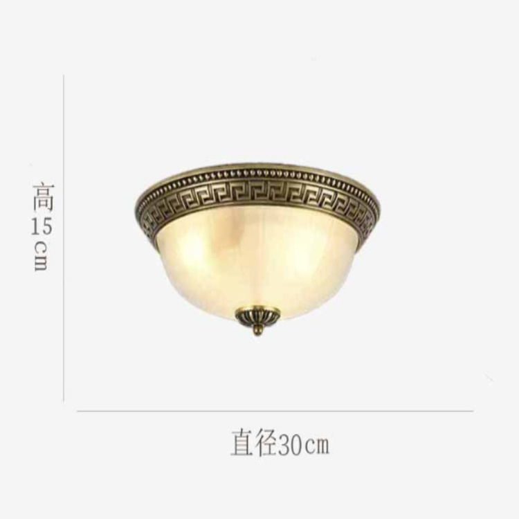 Europe House Ceiling Lamps Decorative Hotel Flush Mounted Ceiling Lights Fixture Oil Rubbed Bronze Aisle Lighting