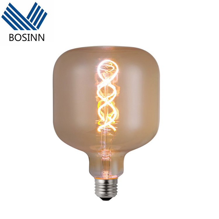 Tungsten Filament Bulb Retro Fashioned Nostalgic Decorative Bulb Lamp Silk Golden Warm Yellow Light Bulbs Incandescent