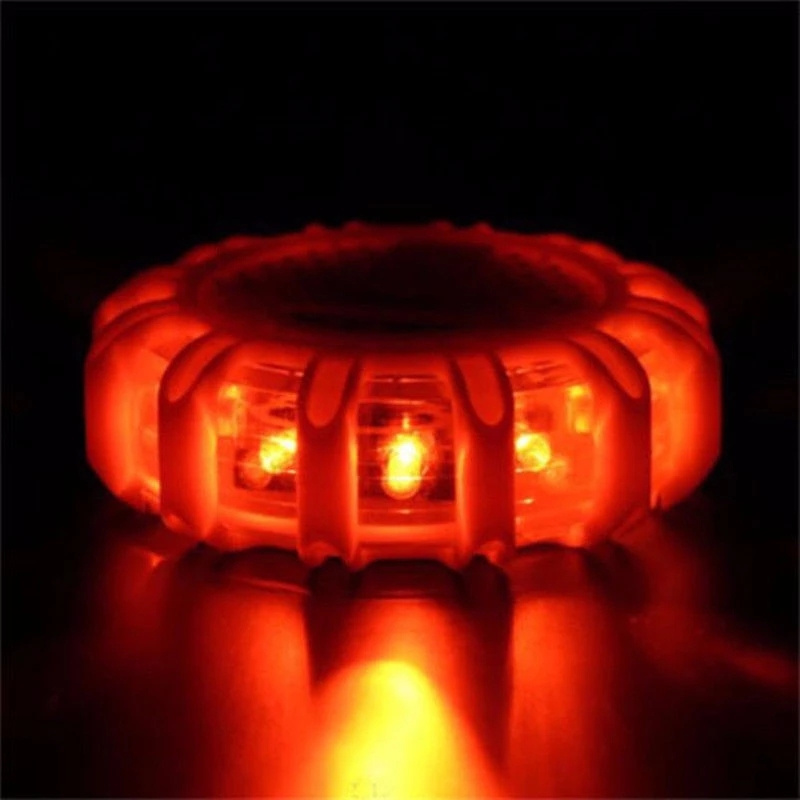 Car Magnetic Strobe Light Cross Mount Vehicle Warning Lights Flashing Beacon Emergency Lamp Traffic Red Bulb Lamp