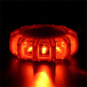 Car Magnetic Strobe Light Cross Mount Vehicle Warning Lights Flashing Beacon Emergency Lamp Traffic Red Bulb Lamp