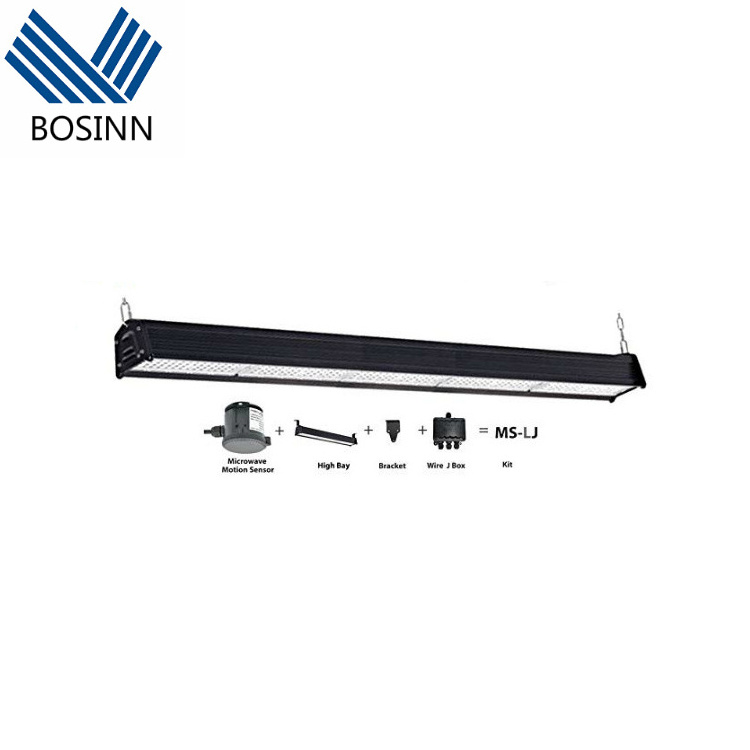 Linear Lamp Fixture Super Bright Cool Daylight Garage Ceiling Hanging Lamp Mount Garage Shop Linear High Bay Lights