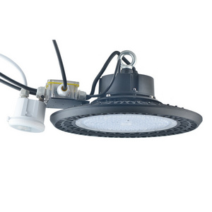 LED UFO High Bay Lights with Motion Sensor Subway Metro Ceiling Lights Workshop Warehouse Shop Gym Hanging Lamps