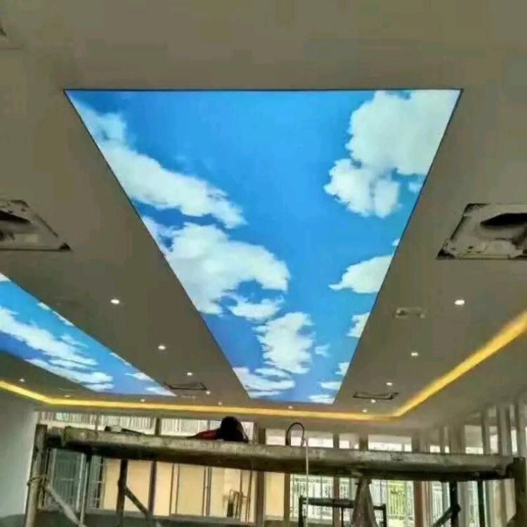 2x4 Feet Flat Panel Lights Recessed Sky Cloud Vision Corridor Ceiling Lamp Fixture 0-10V Dimmable Clearance Light