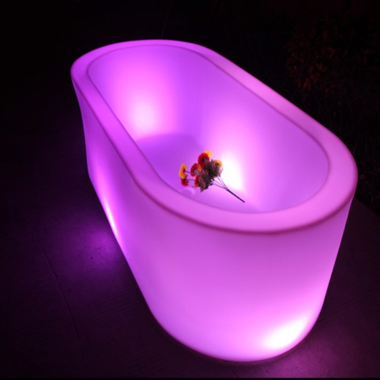 PE Rotomolding Bathtub for Child Kids Swimming Basin LED Luminous Whirlpool Colorful Hotel Home Adult Bathtubs