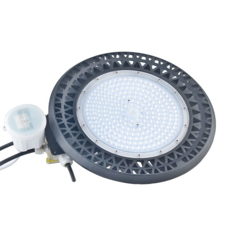 Led UFO High Bay Light 100w 150w 200w with Motion Daylight Sensor Basement Garage Dimmable Industrial Lighting