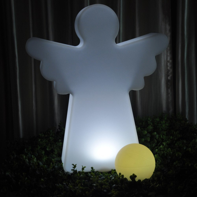 LED Landscape Lighting Christmas Tree Lights Outdoor Glow Angel Baby Remote Control Angel Decorations Motif Lamp