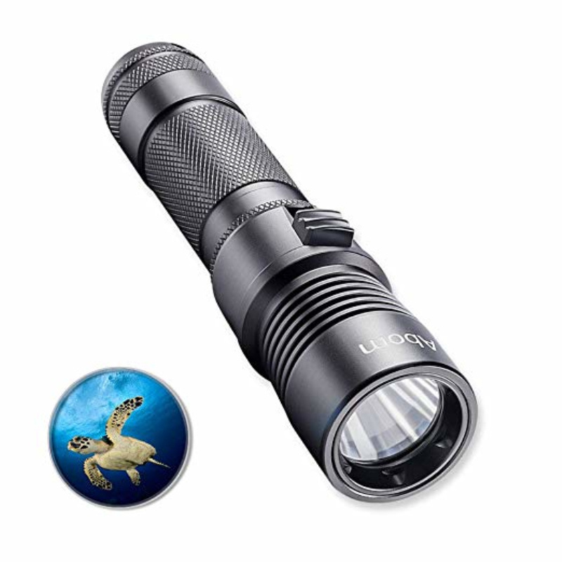 Underwater Flashlight Scuba Adventures Camping Search Lamp USB Rechargeable Torch Light Sports Diving