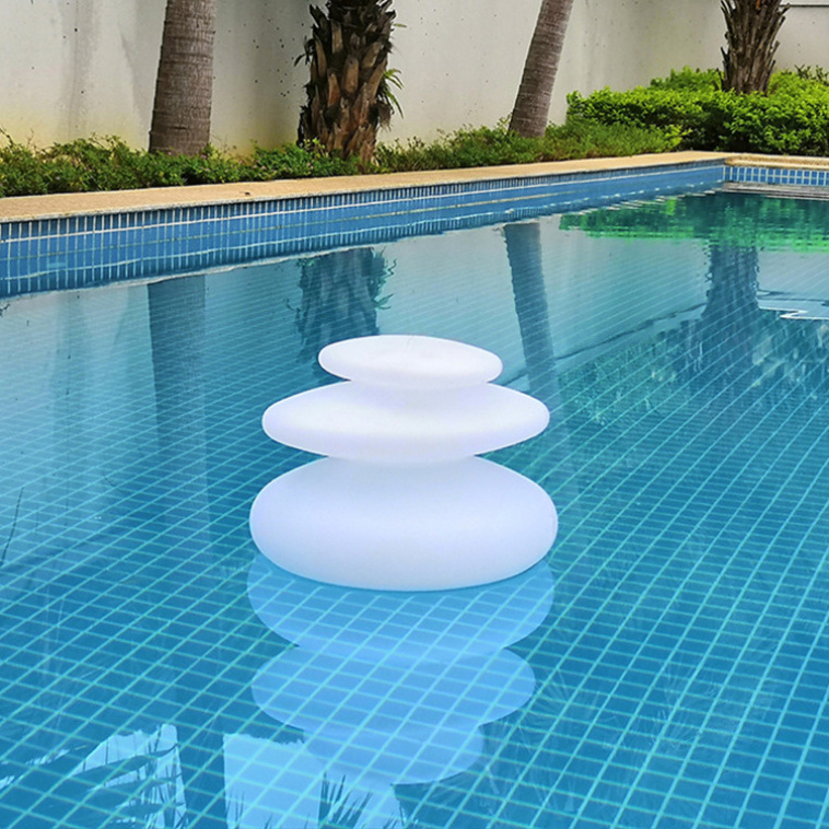 Solar Pool Light Garden Landscape Lighting Inflatable Water Dazzling Floating Lantern Flying Saucer Solar Lawn Lamp