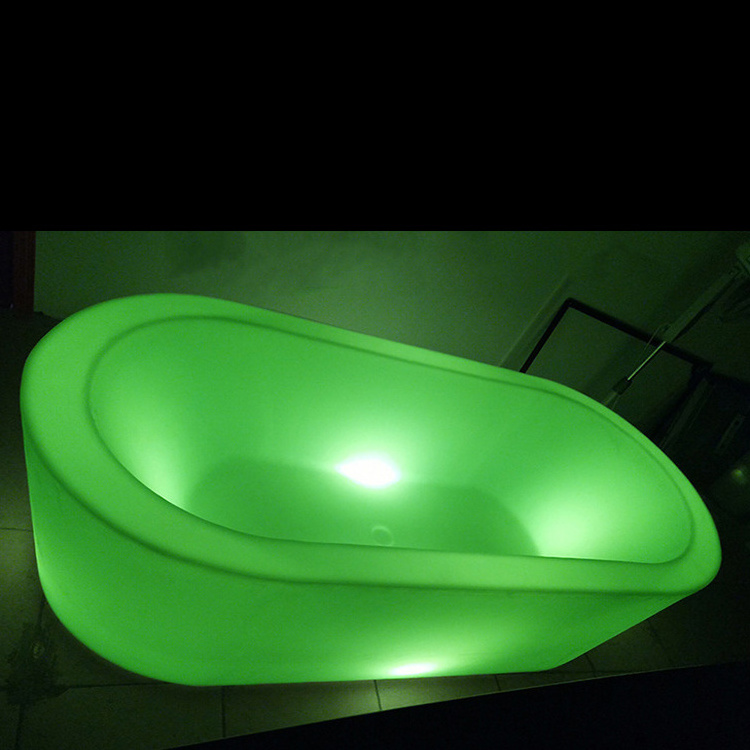 PE Rotomolding Bathtub for Child Kids Swimming Basin LED Luminous Whirlpool Colorful Hotel Home Adult Bathtubs