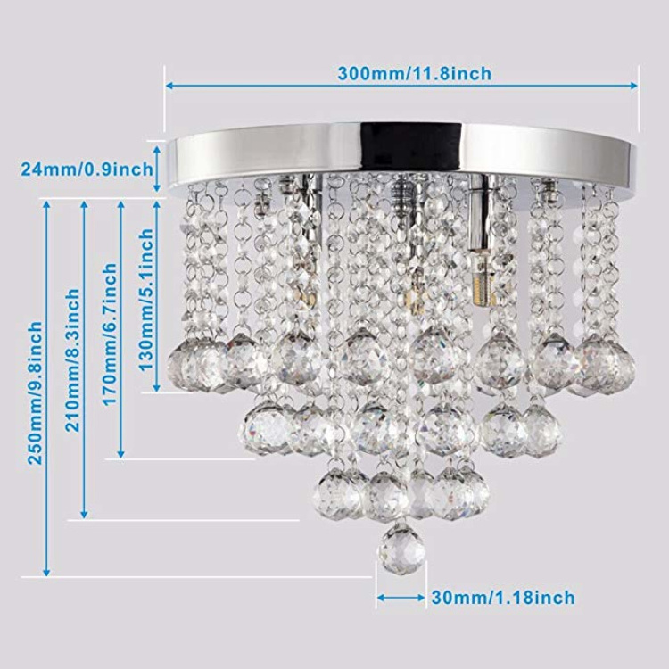 modern living room Ceiling Lamp bedroom restaurant luxury crystal Chandelier Hallway Bedroom ceiling lights