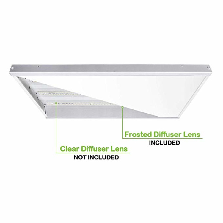 Architectural Ceiling Lamp Troffer 2x2 FT Dimmable 0-10V Lighting Hang Panel Troffer Drop Ceiling Panel Light