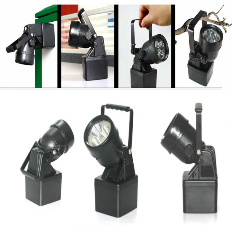 Flashlight with Magnet Explosion Proof Torch Lamp Garage Container Warehouse Working Light Portable Search Lights