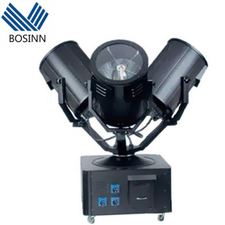 Xenon Projector Lamp High Power Cmy Color System HID Searchlight Scenic Area Outdoor Sky Moving Head Spot Light