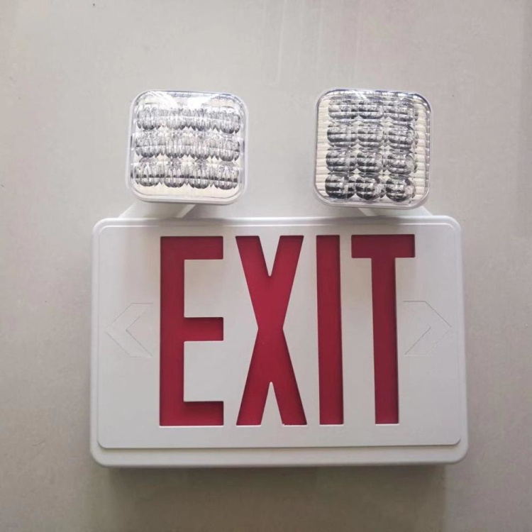 Automatic Fire Caution Lamp Safety Panel Pictogram Double Side LED Emergency Lighting Box Hanging Exit Sign