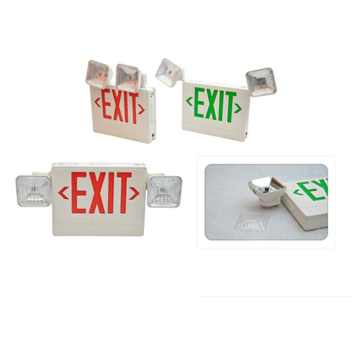 Automatic Fire Caution Lamp Safety Panel Pictogram Double Side LED Emergency Lighting Box Hanging Exit Sign