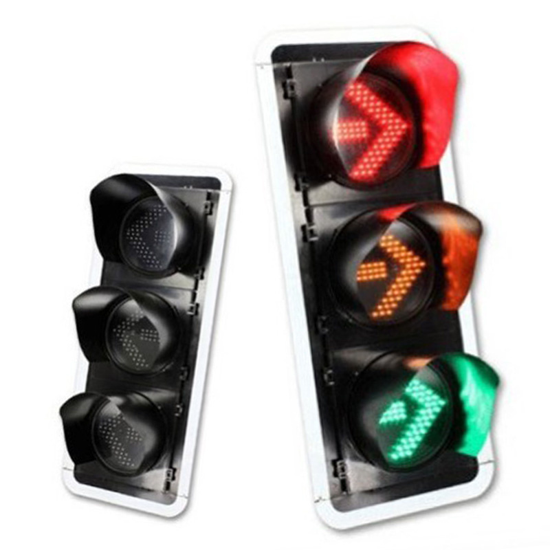 Red Cross Green Arrow Signal Lamp Semaphore Traffic Light parking lot zebra crossing indicator light