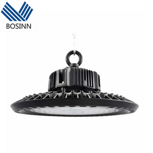 UFO LED High Bay Light 1-10V Dimmable Approved Cable with Plug LED Lighting Fixture for Warehouse Garage Hanging Lamp