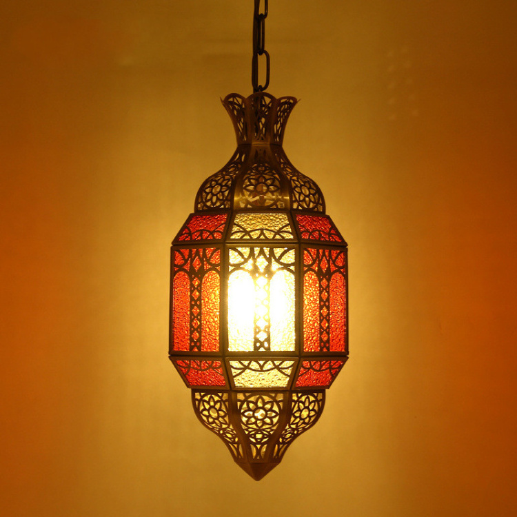 Muslim Pendant Lamp Decoration Mosque Church Ceiling Arabic Moroccan Exotic Lighting Hotel Elegant Hanging Lights