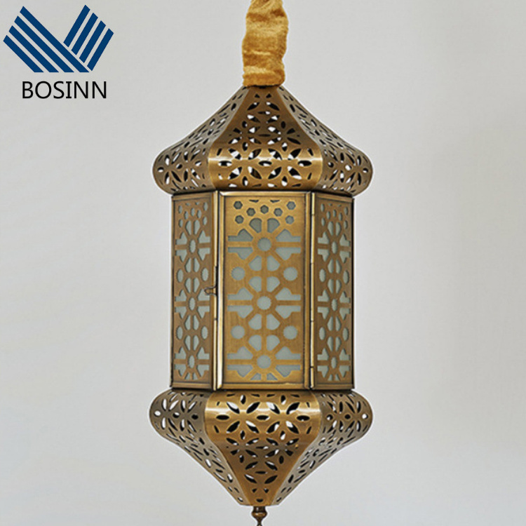 Morocco Lighting Arabian Chandeliers Muslim Style Hotel Ceiling Lights Villa Arabic Calligraphy Art Hanging Lamps