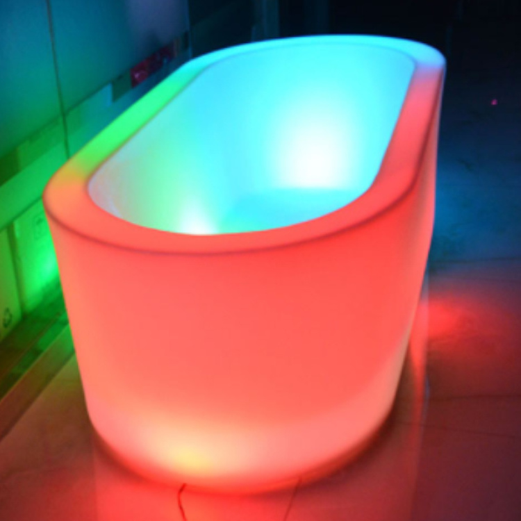 PE Rotomolding Bathtub for Child Kids Swimming Basin LED Luminous Whirlpool Colorful Hotel Home Adult Bathtubs