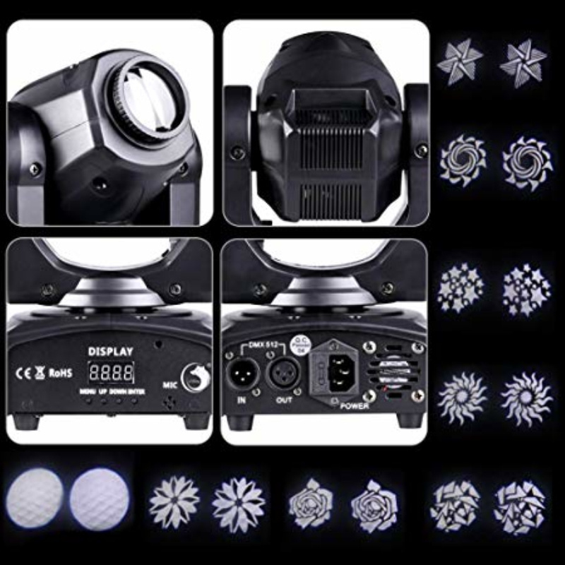 60W LED Spot Moving Head Lights DJ Stage Equipment for Wedding DJ Disco Party Show