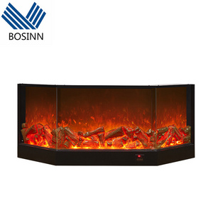 3D Simulation Touchable Flame Electric Fireplace Decorative Living Room Soft Outfit Atomization Water Vapor Fireplace