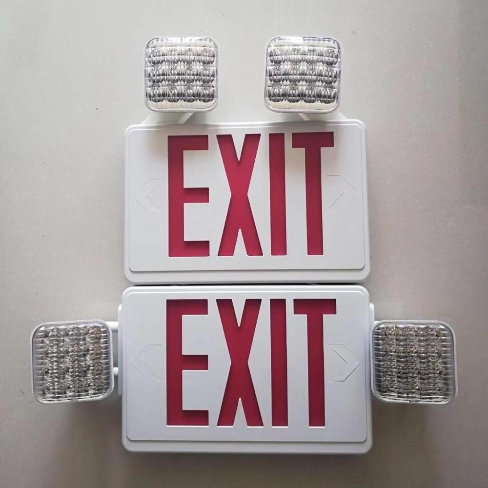 Automatic Fire Caution Lamp Safety Panel Pictogram Double Side LED Emergency Lighting Box Hanging Exit Sign