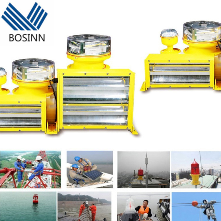 International Aviation Light Certified LED Obstruction Lights High Intensity Type A Beacon Aircraft Warning Lamps