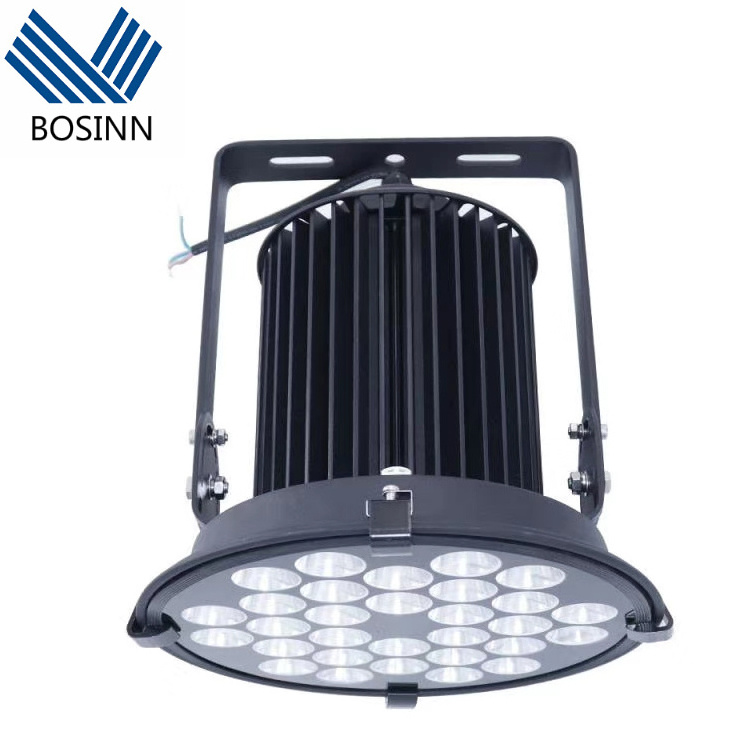 LED High Mast Lights Fin Steel Mill Workshop Explosion-Proof Hanging Lamp Port Wharf Angle Range High Bay Light