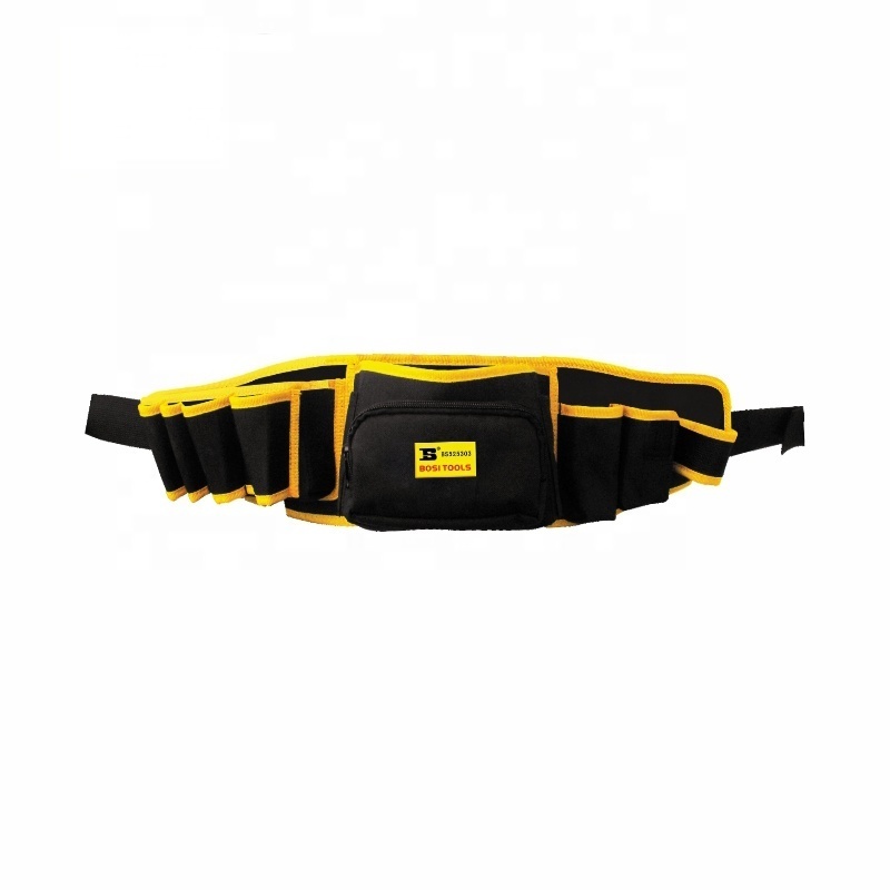 12 in 1 Custom Foldable Durable Multi-pockets canvas Tool Bag