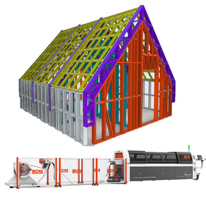 BOSJ Colored Light Gauge Steel Keel Truss Framing Making Cold Roll Forming Machine Metal Rolling Machines